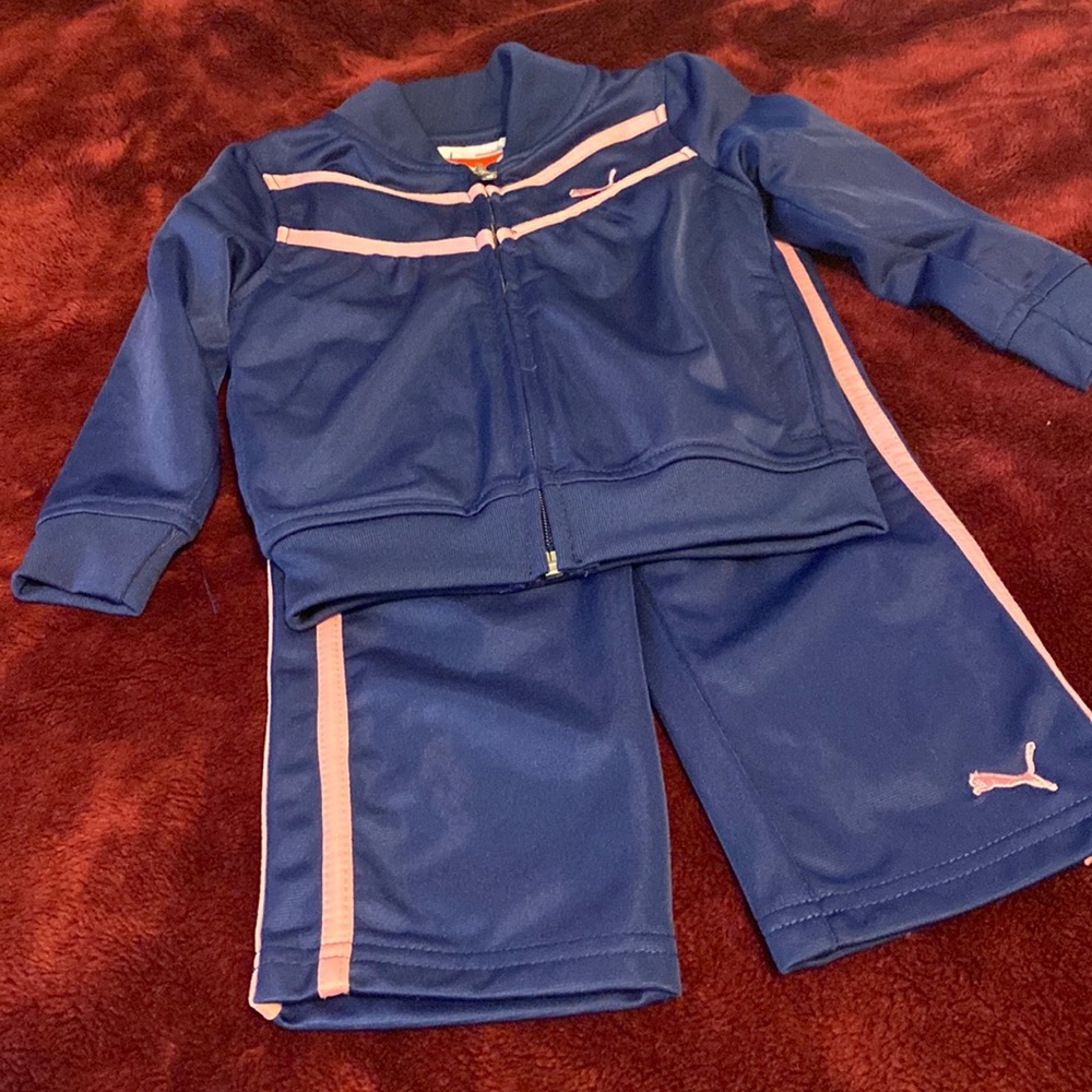 Little girl track suit
